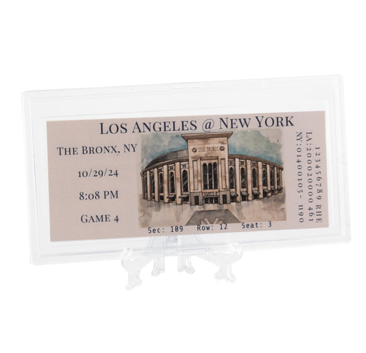 "The Bronx" Custom Ticket Stub w/ Prints